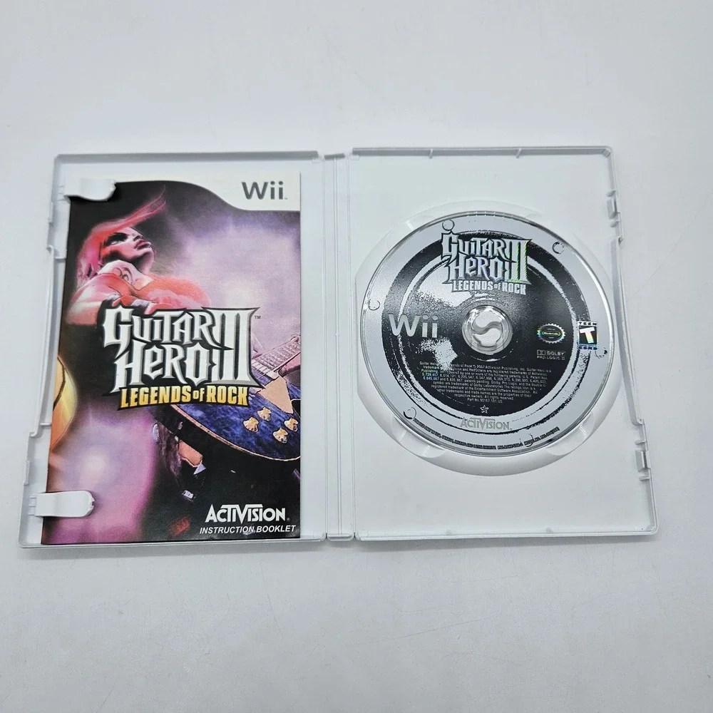 Nintendo Wii Guitar Hero III: Legends of Rock - CIB with Manual and Case